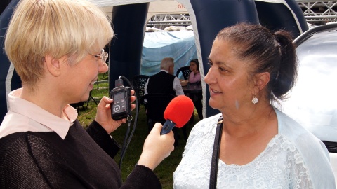Na Festiwalu Piosenki i Kultury Romów w Ciechocinku. Fot. Henryk Żyłkowski