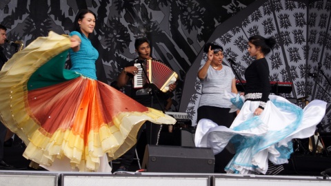 Na Festiwalu Piosenki i Kultury Romów w Ciechocinku. Fot. Henryk Żyłkowski