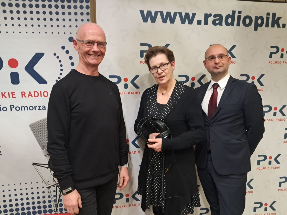 Od lewej: Mariusz Gotowicz, Ewa Kurzawa, Michał Wozikowski. Fot. Magdalena Gill