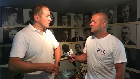 Gościem Marcina Dolińskiego był Andrzej Szalkowski. Fot. Krystian Makowski.