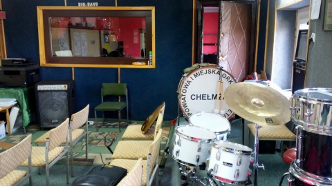 Sala prób u kapelmistrza Jacka Kałamarskiego. Fot. Damian Klich.