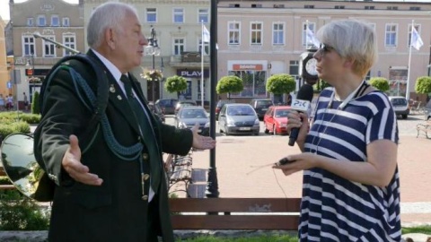 Gościem Magdy Jasińskiej był Kazimierza Kroskowski. Fot. Adam Hibner.