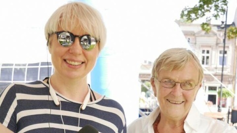 Magda Jasińska w towarzystwie Marii Ollick. Fot. Adam Hibner.