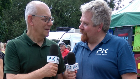 Gośniem Michała Słobodziana był Marian Tomoń, dyrektor Brodnickiego Parku Krajobrazowego. Fot. Krystyna Kuras.