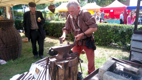 Sztuka kowalska wykonywana metodą tradycyjną. Fot. Krystyna Kuras.