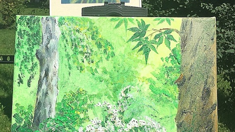 Prace członków Stowarzyszenia Artystów Amatorów. Fot. Krystian Makowski.