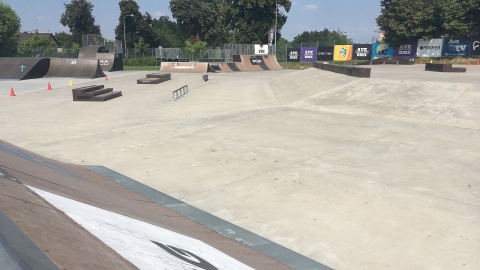 Skatepark na terenie Centrum Rekreacji i Sportu. Fot. Krystian Makowski.