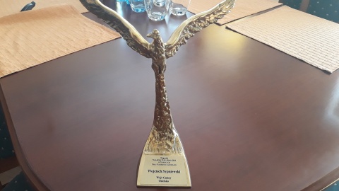 "Złoty Orzeł", nagroda dla najlepszego wójta gminy roku 2018. Fot. Sławomir Nowak.