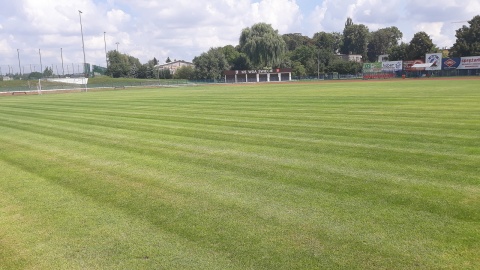 Stadion Wda Świecie. Fot. Sławomir Nowak.