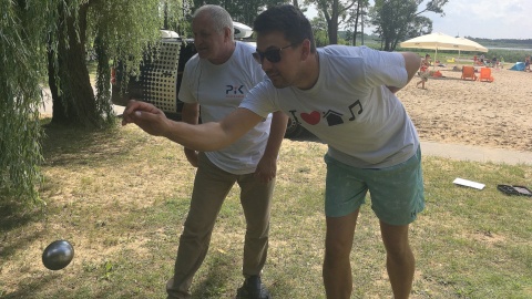 Wojciech Sobociński z Robertem Buczelem. Fot. Krystian Makowski.