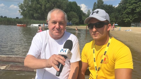 Wojciech Sobociński z Remigiuszem Prusakiem. Fot. Krystian Makowski.