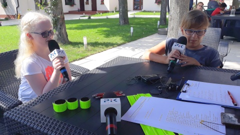 Jagoda Borowiak i Emilia Kuźmiczuk, uczestniczki festiwalu. Fot. Sławomir Nowak.