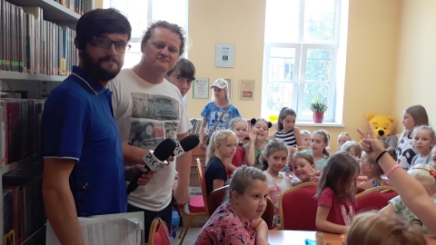 Rozmowa z dyrektorem Robertem Paczkowskim. Fot. Sławomir Nowak.