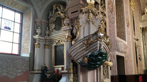 Wnętrze kościoła pw. Wniebowzięcia NMP. Fot. Krystian Makowski.