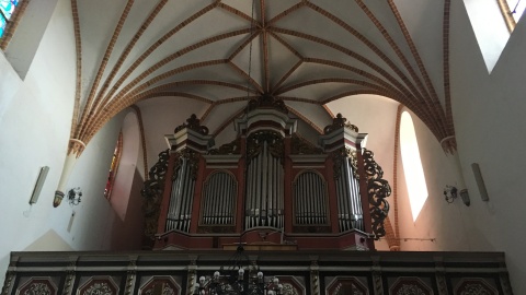 Organy w Farze pw. św. Mateusza Apostoła i Ewangelisty. Fot. Krystian Makowski.
