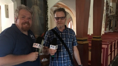 Michał Słobodzian w towarzystwie Wojciecha Kościńskiego. Fot. Krystian Makowski.