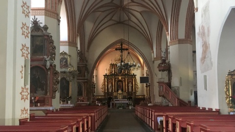 Wnętrze Fary pw. św. Mateusza Apostoła i Ewangelisty. Fot. Krystian Makowski.