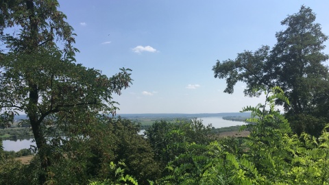 Widok na dolinę Wisły. Fot. Krystian Makowski.