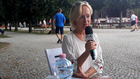 Gościem programu był Naczelny Lekarze Uzdrowiska, Izabela Kowacka. Fot. Sławomir Nowak.