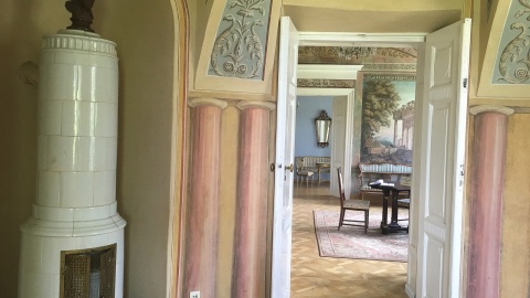 Wnętrze Pałacu w Lubostroniu. Fot. Krystian Makowski.