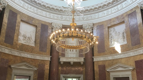 Wnętrze Pałacu w Lubostroniu. Fot. Krystian Makowski.