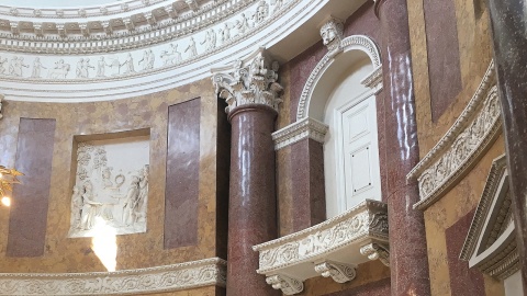 Wnętrze Pałacu w Lubostroniu. Fot. Krystian Makowski.