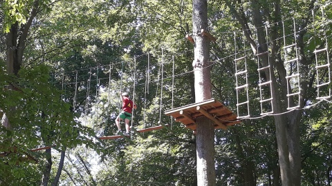 Park Linowy w Rulewie. Fot. Sławomir Nowak.
