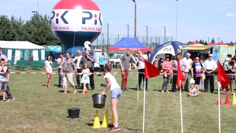Festyn to liczne konkursy i zabawy. Fot. Jerzy Kaźmierczak.