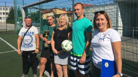 Monika Kaczyńska w towarzystwie Agnieszki Gregor, Agnieszki Płachecińskiej oraz Kamila Kawczyńskiego. Fot. Krystian Makowski.