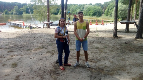 Monika Kaczyńska rozmawiała z Michałem Andrzejewskim. Fot. Jan Duks.