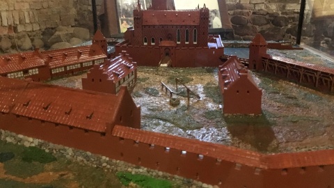 Makieta Zamku Krzyżackiego w Radzyniu Chełmińskim. Fot. Krystian Makowski.