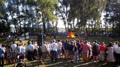 Inscenizację bitwy pod Płowcami. Fot. Zdzisław Nawrat.