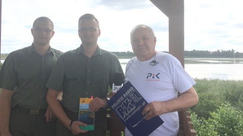 Wojciech Sobociński z Mirosławem Łepkiem i Krzysztofem Wojtkowiakiem. Fot. Krystian Makowski.