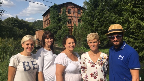 Gośćmi Michała Zaręby były: Agnieszka Wesołowska, Aleksandra Pęksa, Katarzyna Kurzyńska oraz Katarzyna Koprowska. Fot. Krystian Makowski.