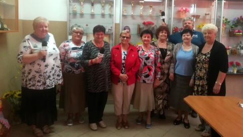 Michał Słobodzian w towarzystwie kabaretu "Łojewianie". Fot. Jan Duks.