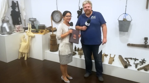 Odwiedziliśmy Izbę Kujawską. Gościem Michała Słobodziana była Małgorzata Znyk. Fot. Jan Duks.