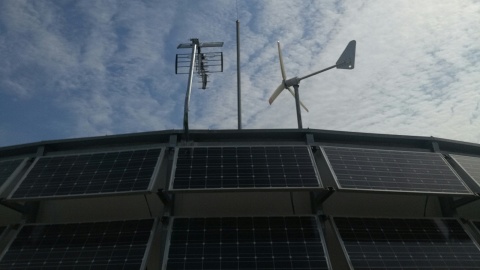 Centrum Demonstracyjne Odnawialnych Źródeł Energii przy ZSM nr2. Fot. Magdalena Jasińska.