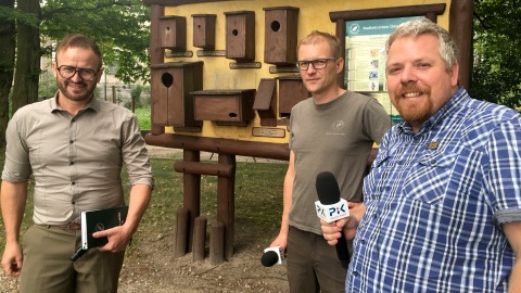 Michał Słobodzian w towarzystwie Dawida Warzyńskiego. Fot. Krystian Makowski.