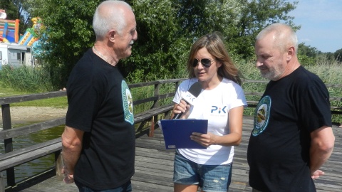 Skępe to raj dla wędkarzy, także tych działających w Stowarzyszeniu Ekologiczno-Wędkarskim "Okoń" w Skępem. Z nami spotkali się: Janusz Małkiewicz oraz Kazimierz Błaszkiewicz. Fot. Zdzisław Nawrat