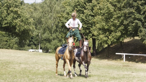 Jazda konna dla zaawansowanych. Fot. Henryk Żyłkowski