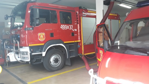 Nakielskie wozy strażackie. Fot. Sławomir Nowak.