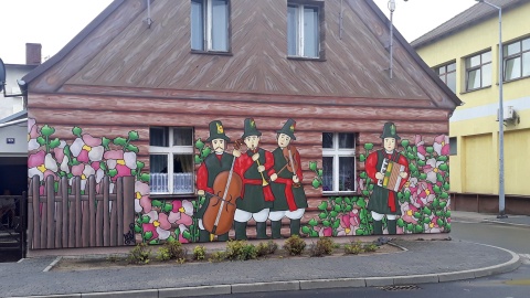 Pierwszy mural w Szubinie. Fot. Sławomir Nowak.