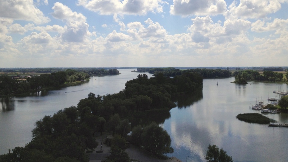 Widok na Gopło z Mysiej Wieży. Fot. Archiwum