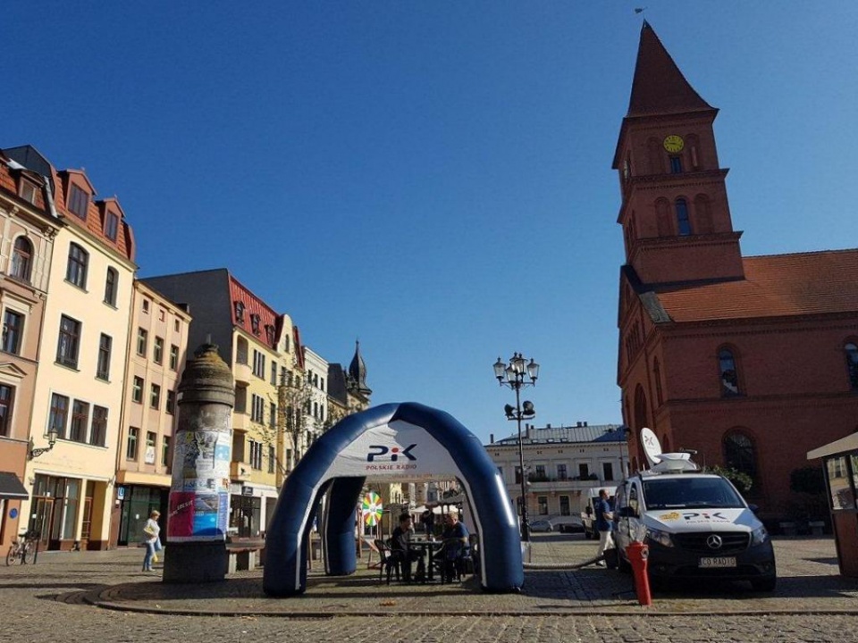 Studio Polskiego Radia PiK na Rynku Nowomiejskim w Toruniu. Fot. archiwum PR PiK