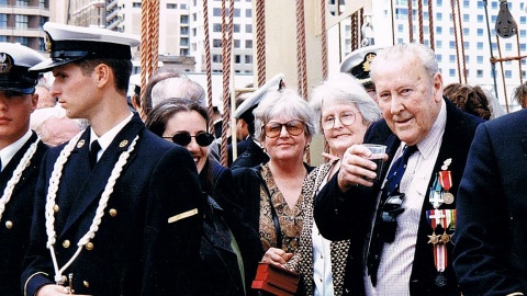 Wojenna historia Waltera Edwarda Smitha w audycji Adriany Andrzejewskiej. Fot. nadesłane