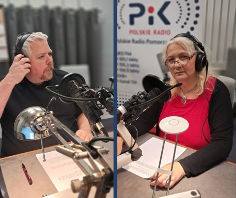 Żaneta Walentyn i Michał Słobodzian, autorzy audiodokumentu pt. Tu się nie płacze