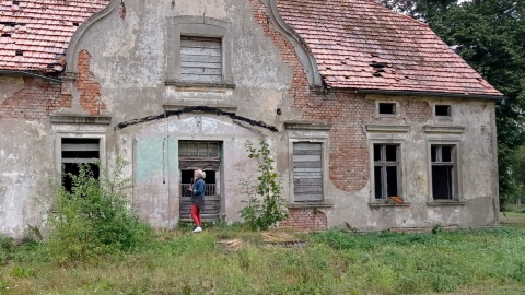 Zrujnowana „rządcówka” we wsi Orle. Fot. nadesłane