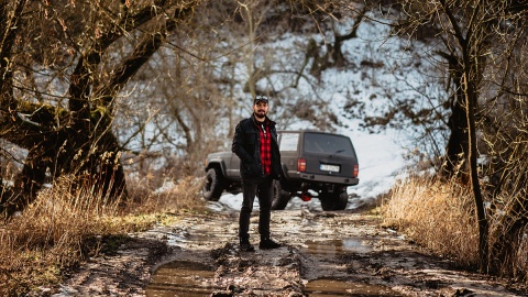 Pan Grzegorz Olkowski, drugi z bohaterów reportażu pt. „Waleczne serce”. Fot. Łukasz Piecyk