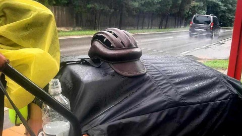 Robert Poryziński ze swoim „Teatrem Miejsca” w trasie. Fot. nadesłane