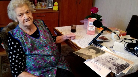 Pani Adela, siostrzenica Gerarda Pająkowskiego. Fot. Michał Zaręba